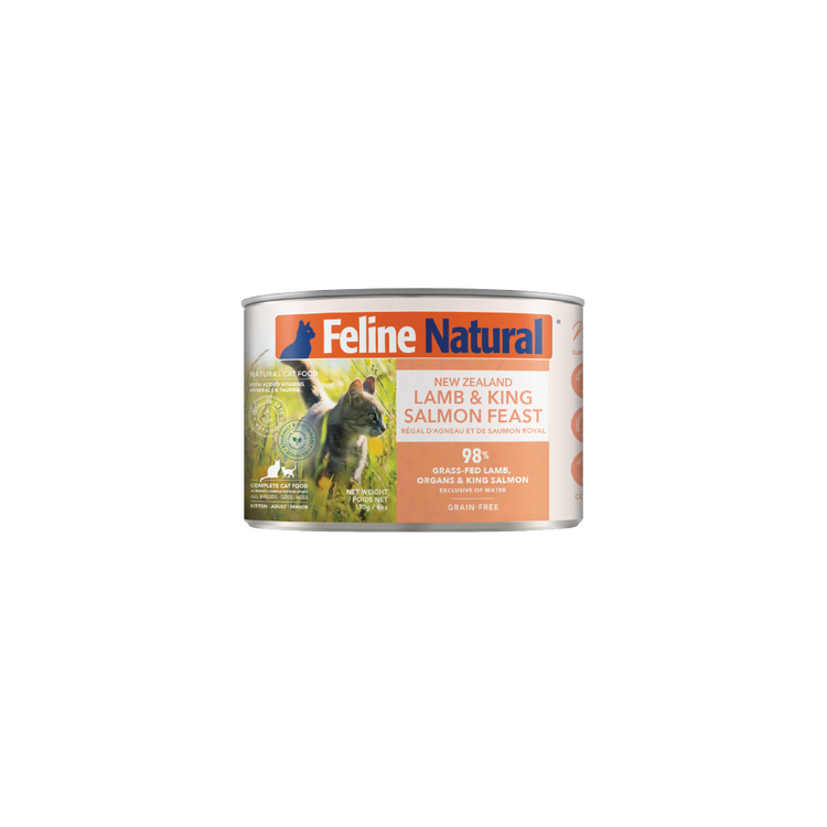 Feline Nat Canned Lamb & Salmon Feast