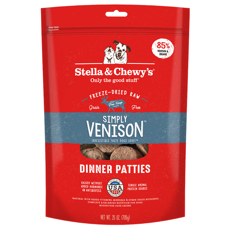 S&C Freeze Dried Dinner Patties Simply Venison