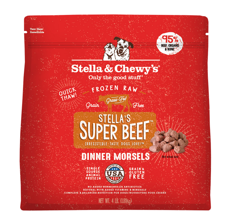 S&C Frozen Dinner Morsels 4lb Beef