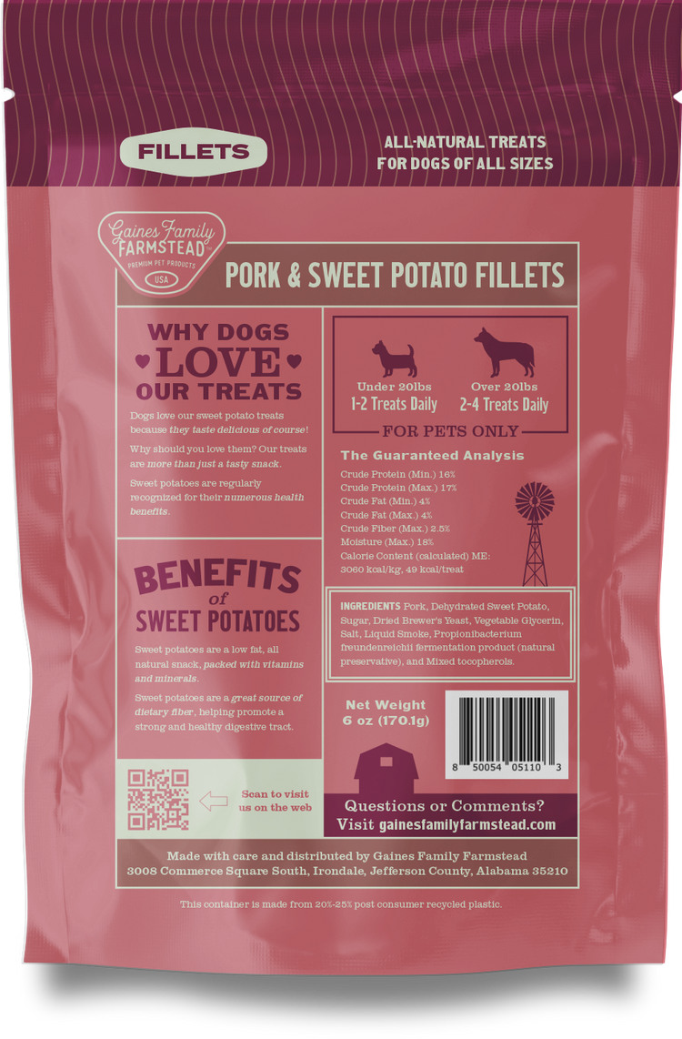GFF Fillets Sweet Potato & Pork