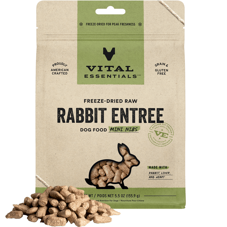 VE Freeze Dried Rabbit Mini Nibs