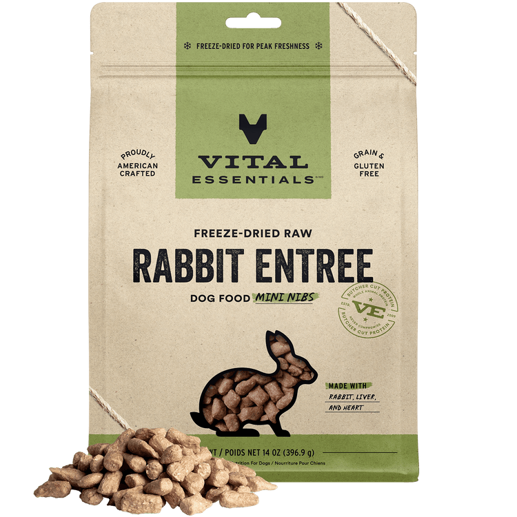 VE Freeze Dried Rabbit Mini Nibs