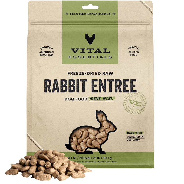 VE Freeze Dried Rabbit Mini Nibs