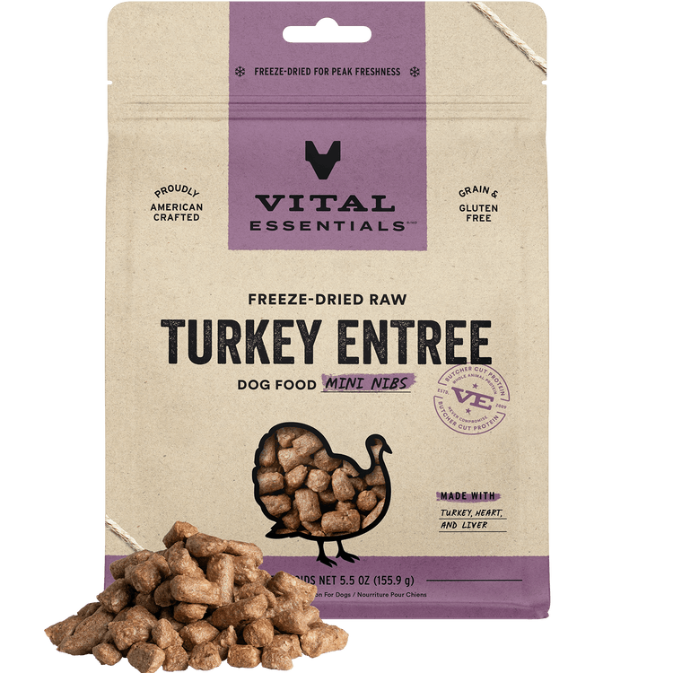 VE Freeze Dried Turkey Mini Nibs (Preorder October Delivery)