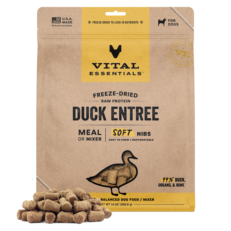 VE Freeze Dried Soft Nibs Duck 14oz