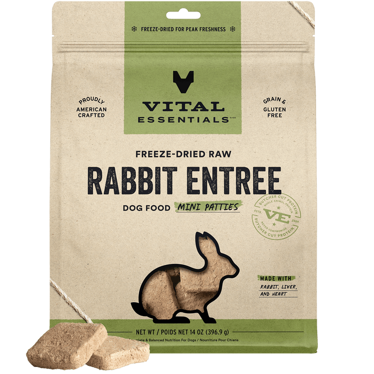 VE Freeze Dried Rabbit Mini Patties