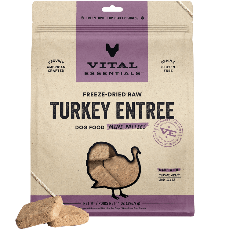 VE Freeze Dried Turkey Mini Patties