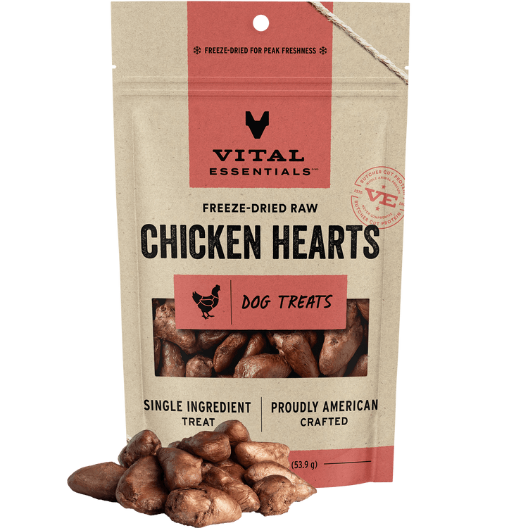 VE Freeze Dried Chicken Heart Treat (Preorder October Delivery)