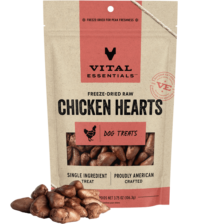 VE Freeze Dried Chicken Heart Treat (Preorder October Delivery)