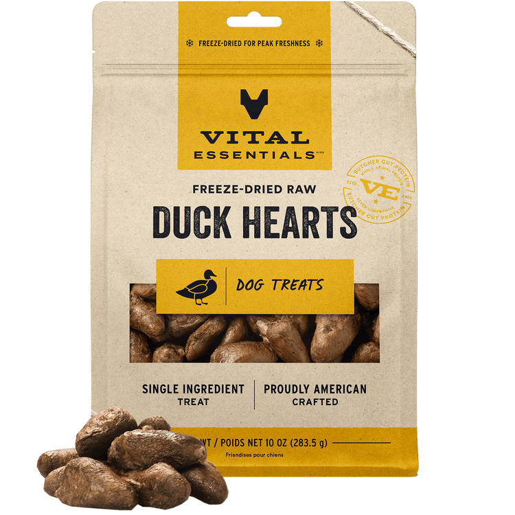 VE Freeze Dried Duck Hearts