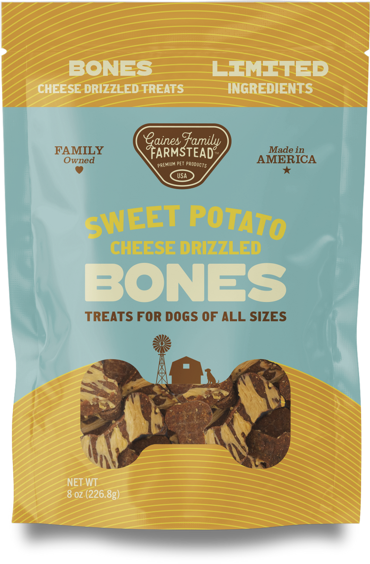 GFF Bones Sweet Potato & Cheese 8oz (PRE ORDER JUNE DELIVERY)