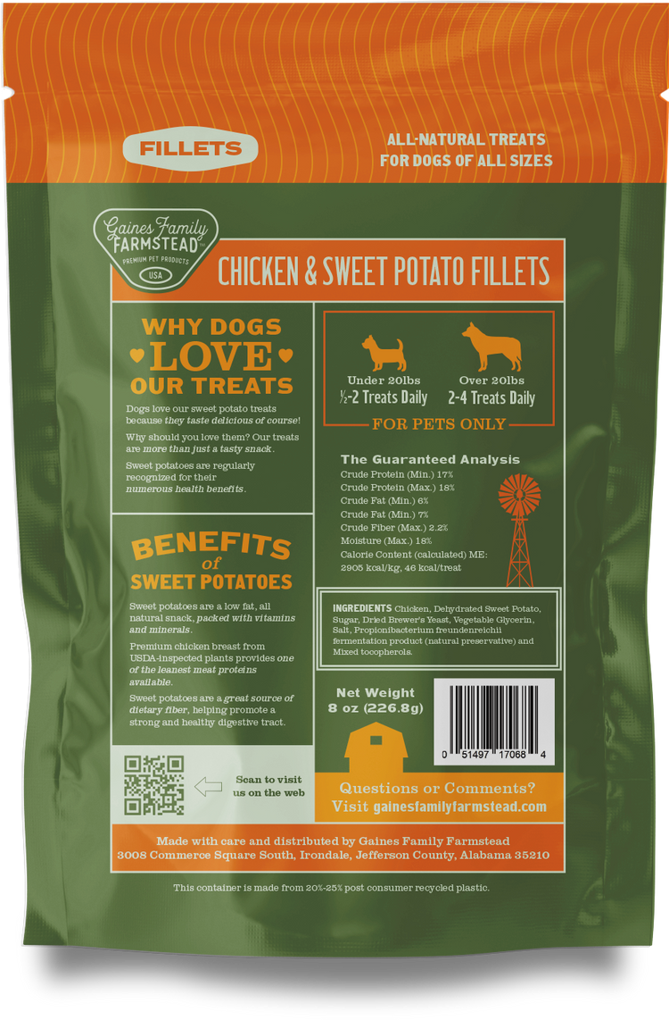 GFF Fillets Sweet Potato & Chicken