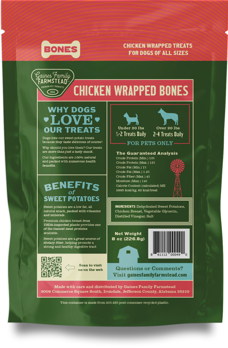 GFF Bones Sweet Potato & Chicken