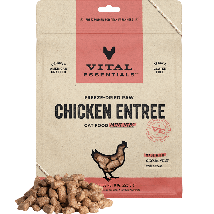 VE Cat Freeze Dried Chicken Mini Nibs (Preorder October Delivery)