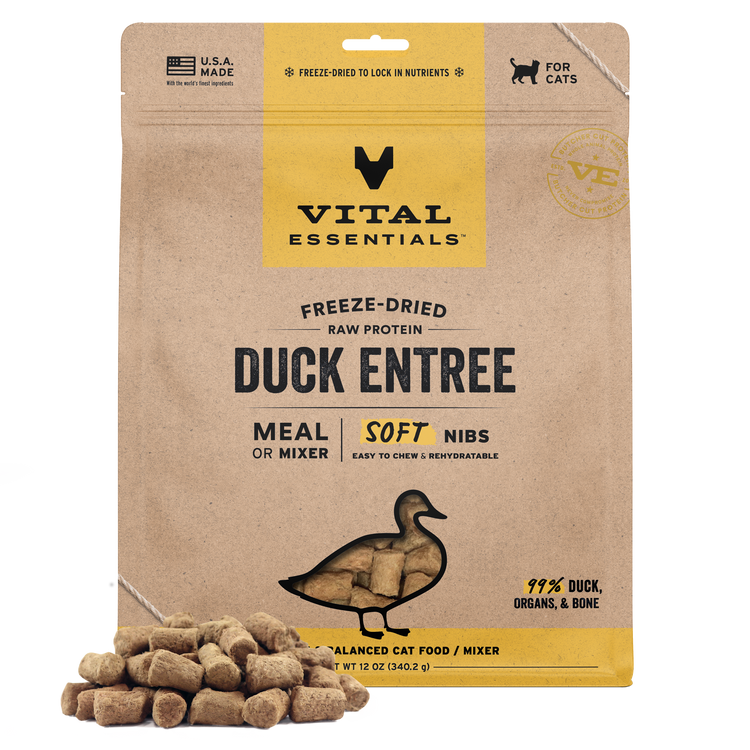 VE Cat Freeze Dried Soft Nibs Duck