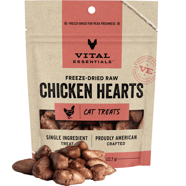 VE Cat Freeze Dried Chicken Heart Treat (Preorder October Delivery)