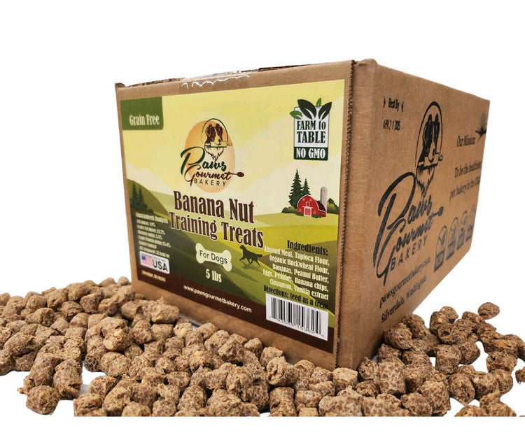 PGB Grain Free Banana Nut Training Treats (Preorder October Delivery)