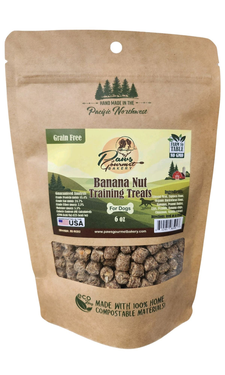 PGB Grain Free Banana Nut Training Treats (Preorder October Delivery)