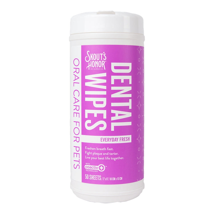 SKOUT Dental Wipes 50ct (PRE ORDER JULY DELIVERY)