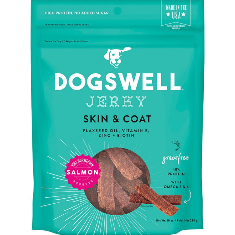 DW Jerky Grain Free Skin & Coat Salmon