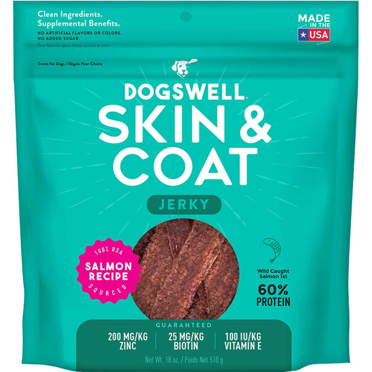DW Jerky Grain Free Skin & Coat Salmon