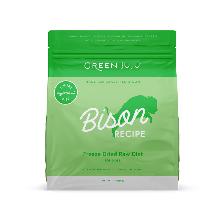 GJ Freeze Dried Bison Food (Preorder October Delivery)