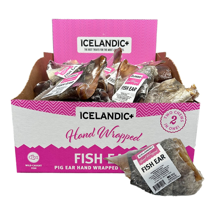 ICE Pig Ear wrapped w Fish Skin