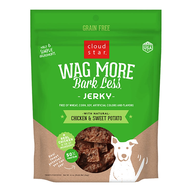 CLOUD Wag More Jerky Grain Free Chicken Sweet Potato