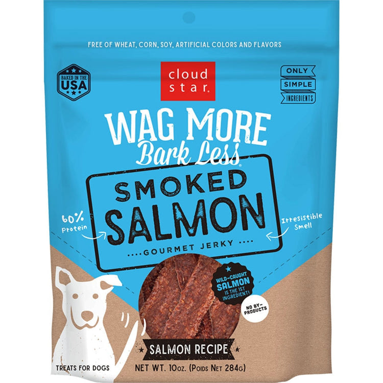 CLOUD Wag More Jerky Grain Free Salmon (PRE ORDER JULY DELIVERY)