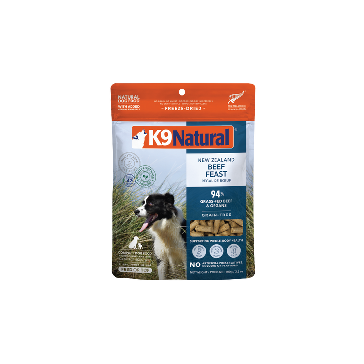K9 Freeze Dried Beef Feast