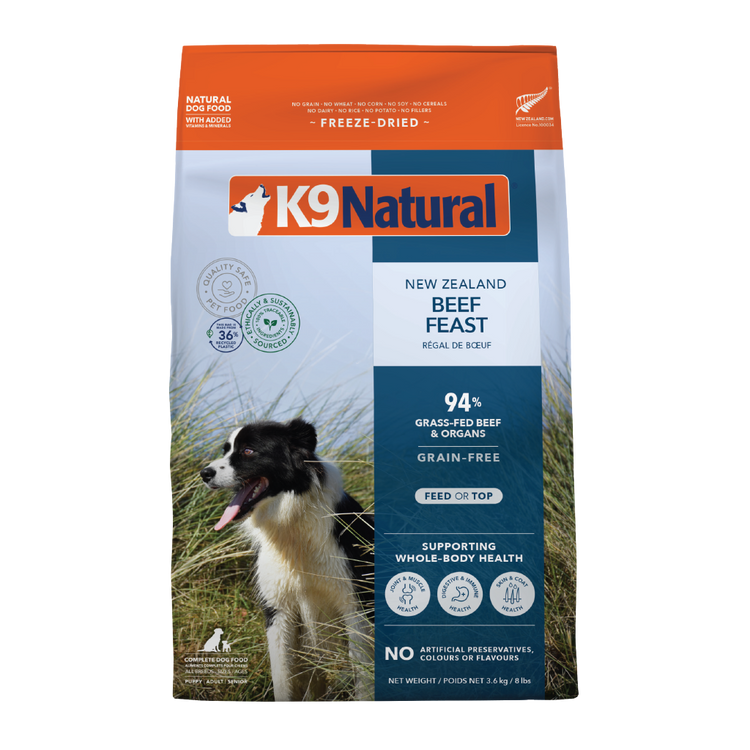 K9 Freeze Dried Beef Feast