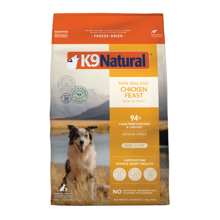 K9 Freeze Dried Chicken Feast