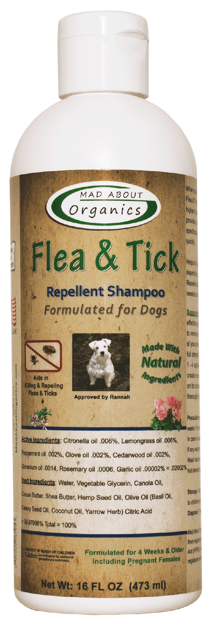 MAO Flea & Tick Shampoo (PRE ORDER JUNE DELIVERY)