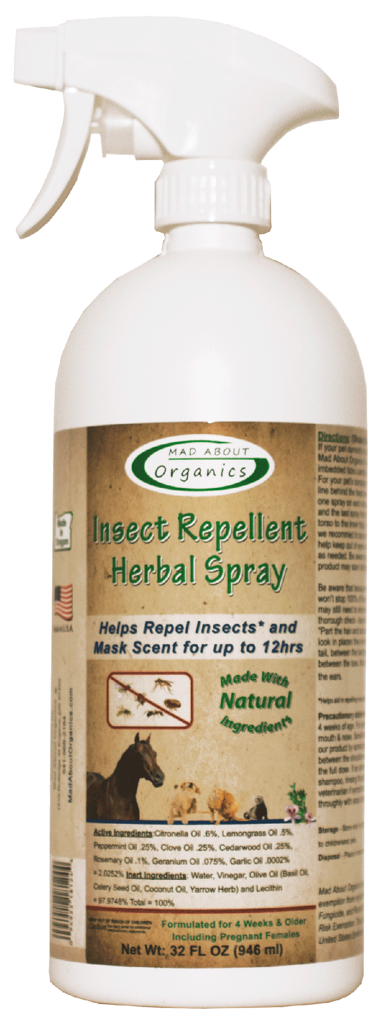 MAO Insect Repellent Herbal Spray (Preorder October Delivery)