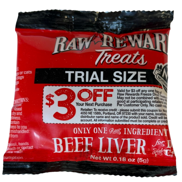 NW Naturals Freeze Dried Beef Liver Treat (Sample)
