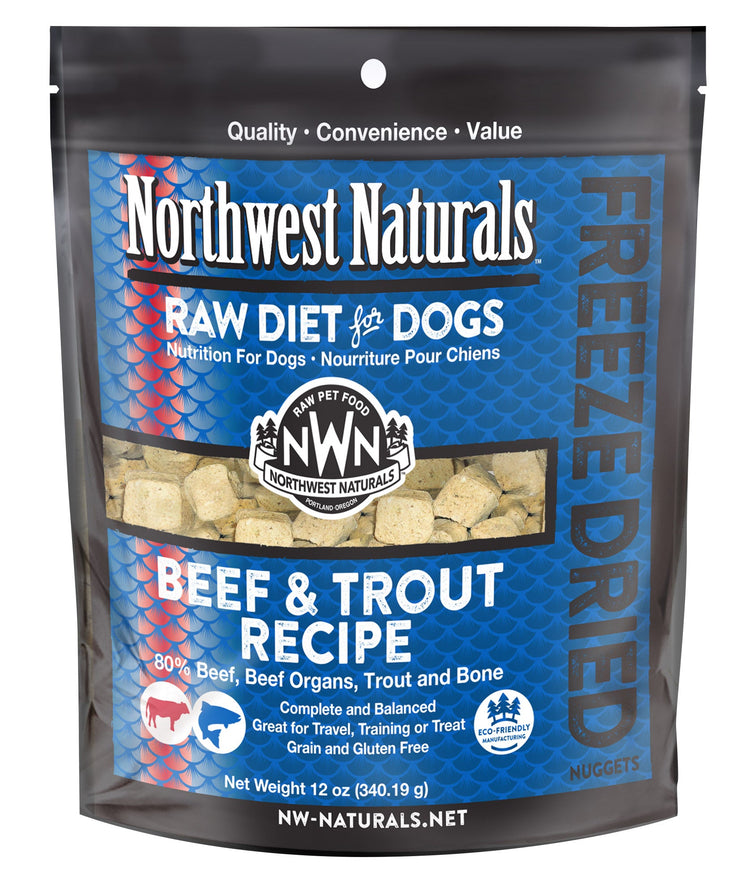 NWN Freeze Dried Beef & Trout Recipe (Preorder October Delivery)