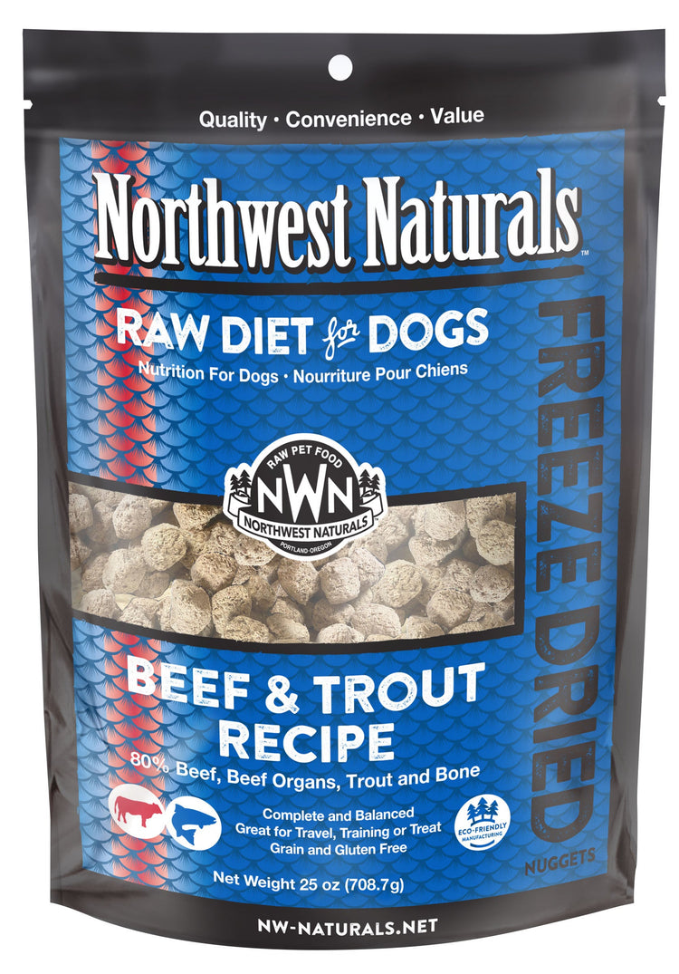 NWN Freeze Dried Beef & Trout Recipe (Preorder October Delivery)