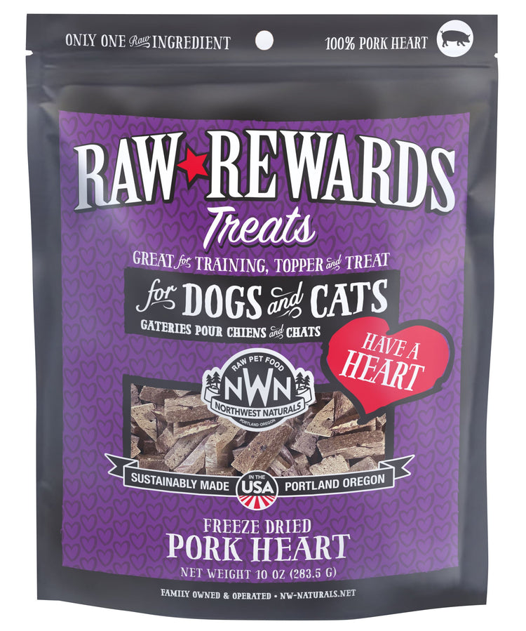NWN Freeze Dried Pork Heart Treats (Preorder October Delivery)