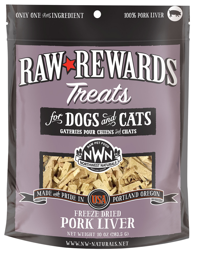 NWN Freeze Dried Pork Liver Treats (Preorder October Delivery)