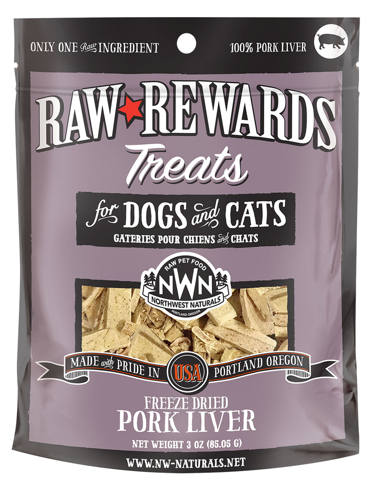 NWN Freeze Dried Pork Liver Treats (Preorder October Delivery)
