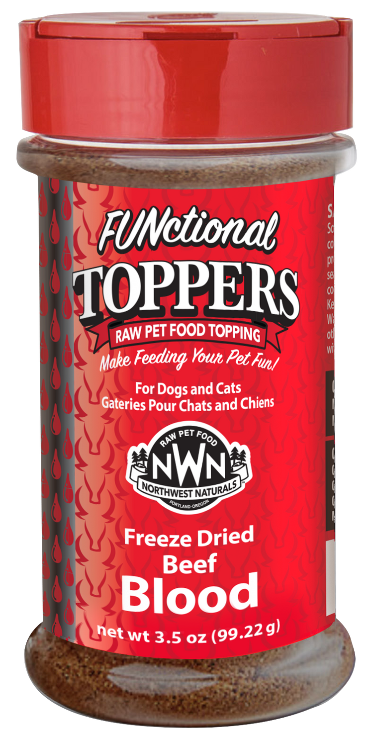 NWN Freeze Dried Toppers Beef Blood (Preorder October Delivery)