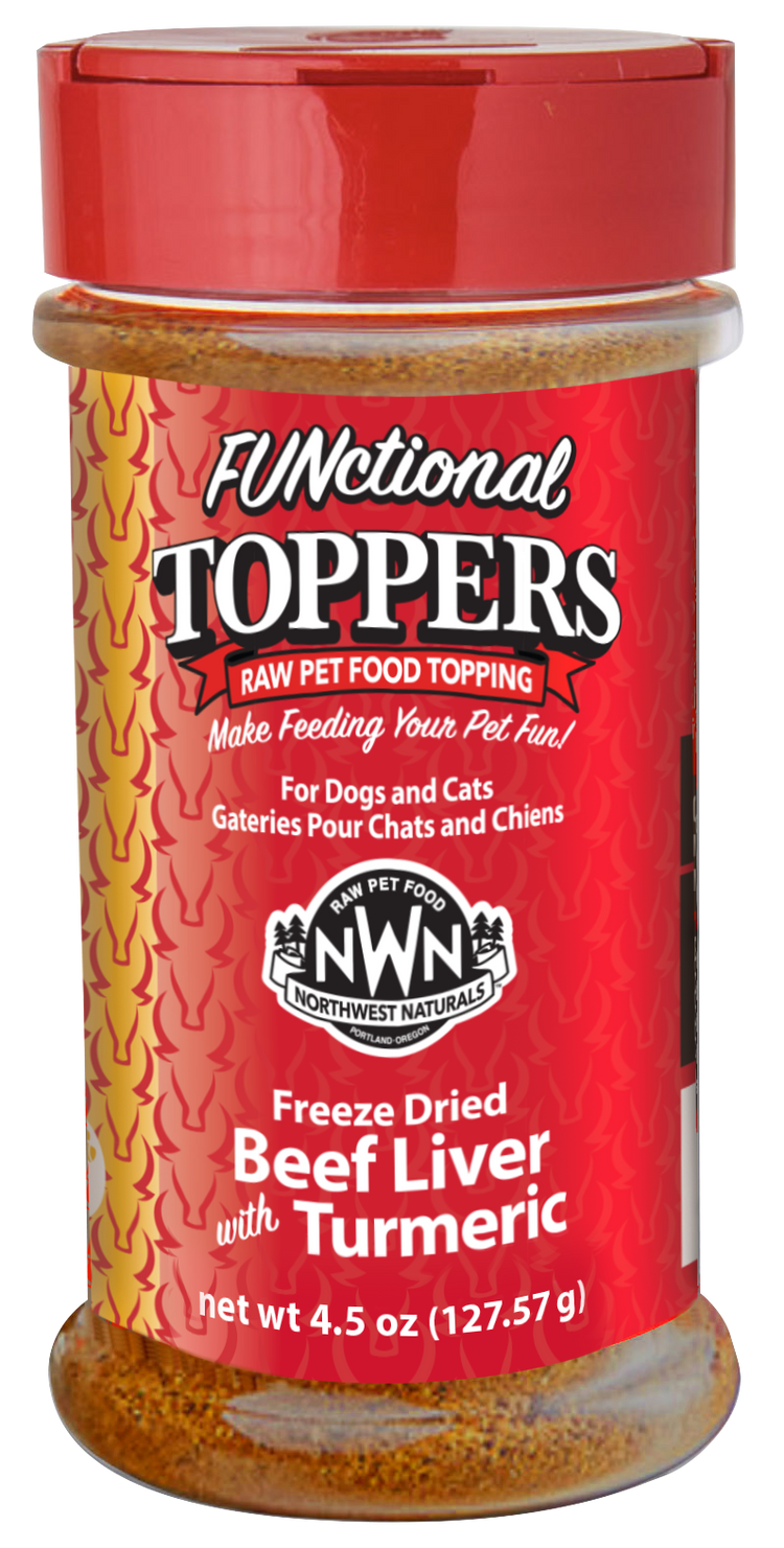 NWN Freeze Dried Toppers Beef Liver & Turmeric (Preorder October Delivery)