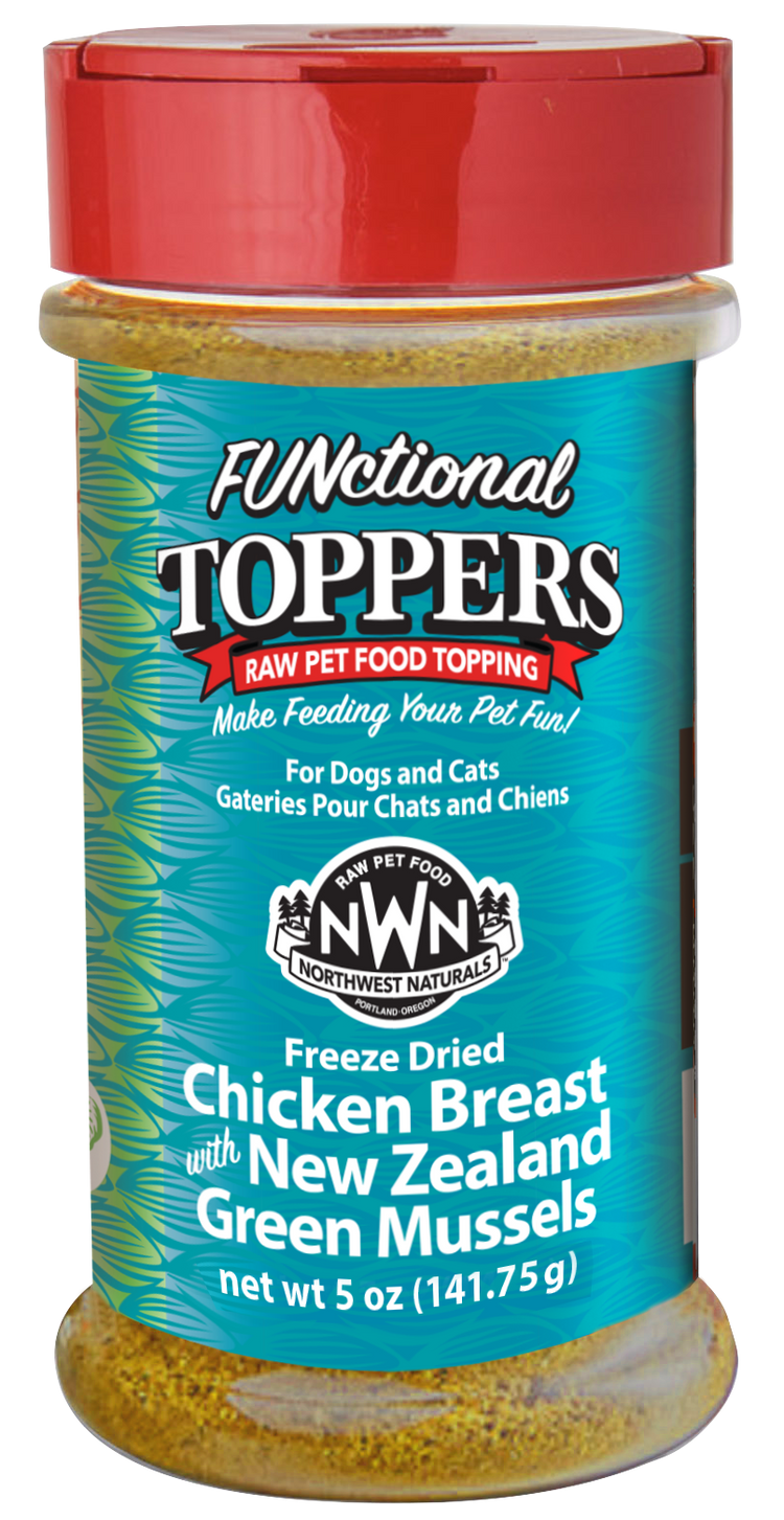 NWN Freeze Dried Toppers Chicken Breast & GLM (Preorder October Delivery)