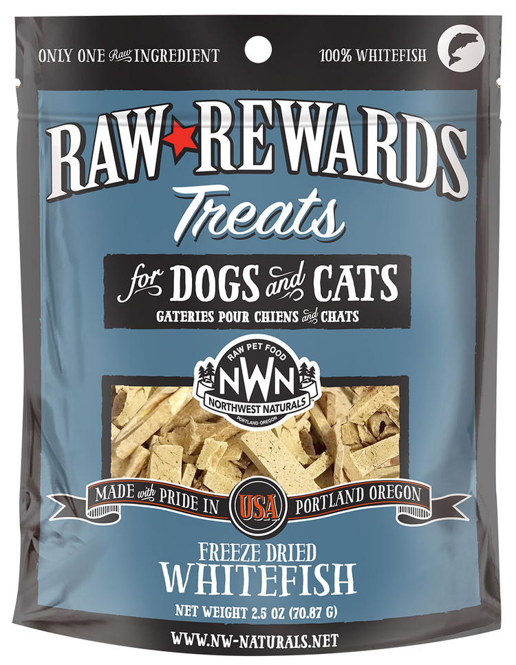 NWN Freeze Dried Whitefish Treats (Preorder October Delivery)