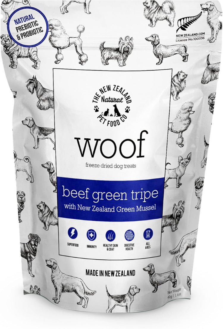 NZ Freeze Dried Beef Green Tripe & GLM