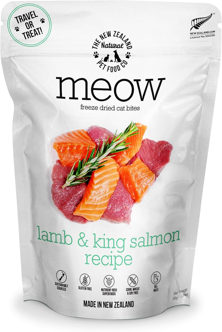NZ Cat Freeze Dried Lamb & King Salmon Recipe