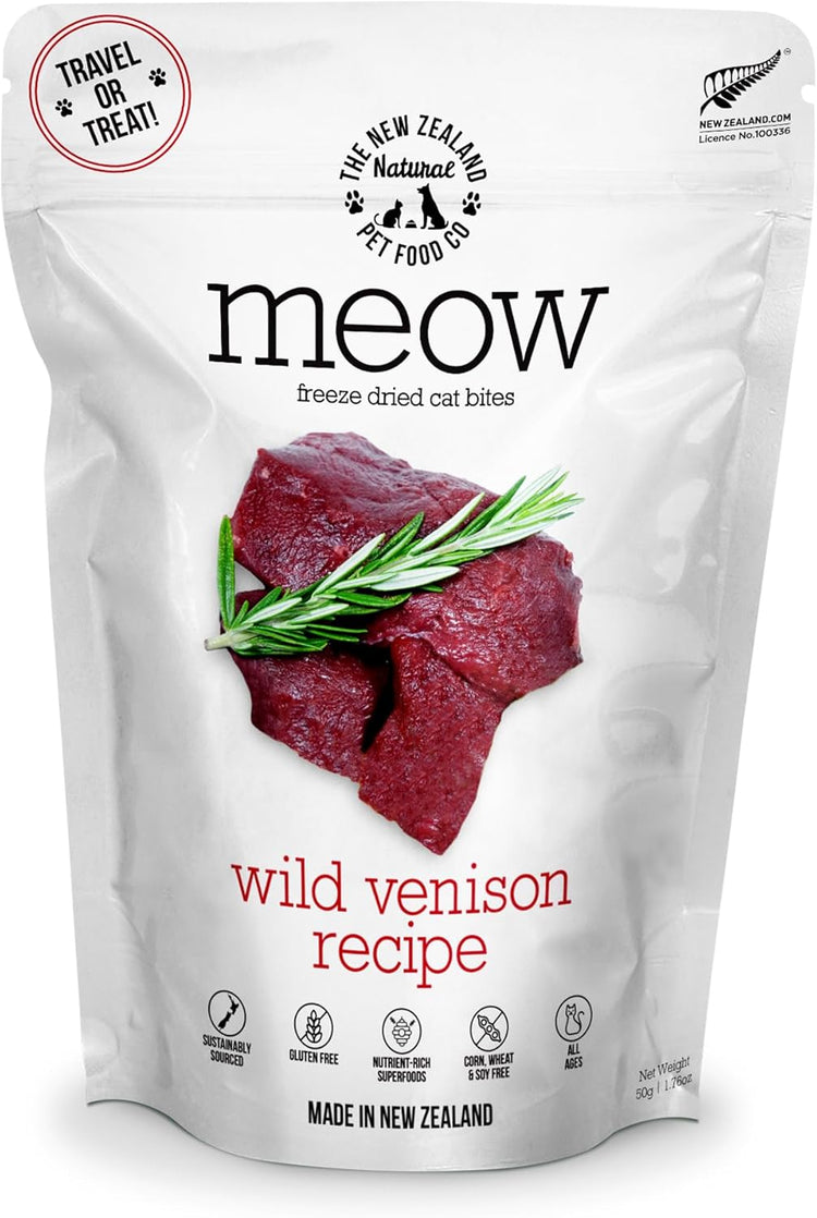 NZ Cat Freeze Dried Wild Venison Recipe