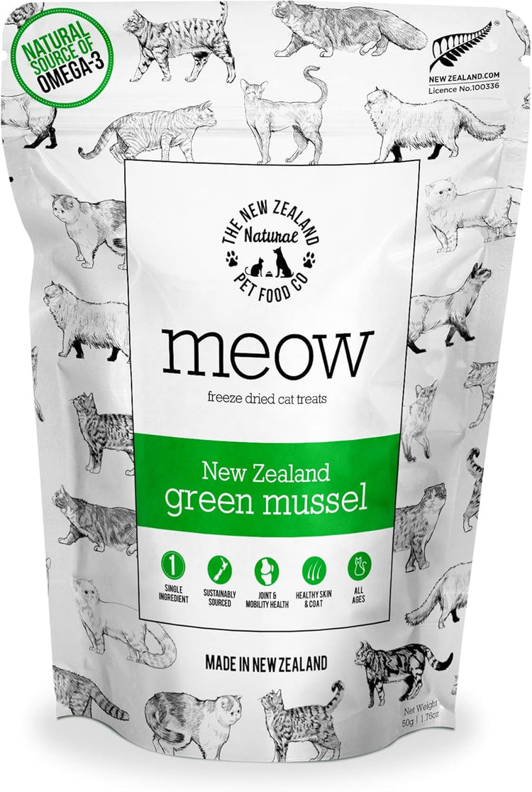 NZ Cat Freeze Dried Green Lipped Mussel
