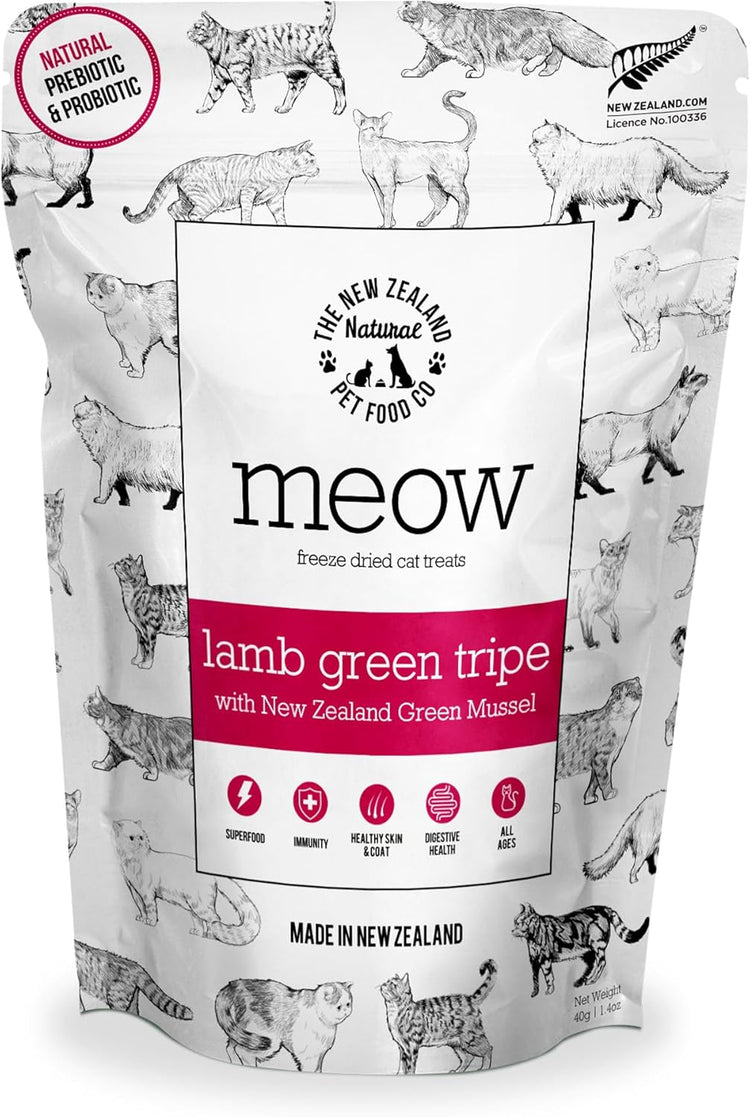 NZ Cat Freeze Dried Lamb Green Tripe & GLM