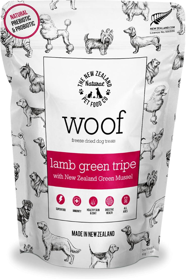 NZ Freeze Dried Lamb Green Tripe & GLM